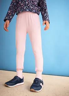Legging met zoom  van kant (set van 2), bonprix