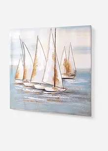 Canvas schilderij met zeilboten, bonprix