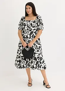 Midi jurk van puur biologisch katoen, bonprix