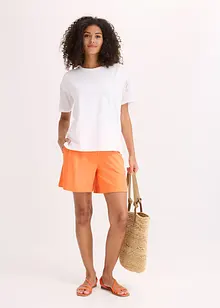 T-shirt met broderie anglaise, bonprix