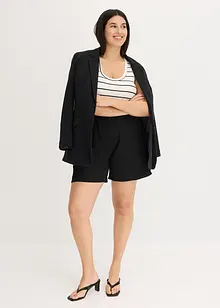 Jersey short van lichte crèpe, bonprix