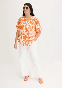 Gedessineerde tuniekblouse van soepele viscose, bonprix