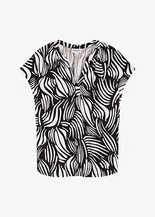 Henley shirt van een zachte viscosemix, bonprix