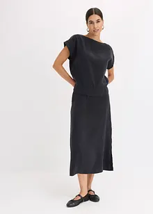 Midirok met soepele viscose, bonprix