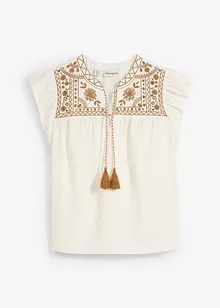 Tuniek met zijde en borduurwerk, bonprix