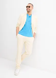 Henley shirt, korte mouw (set van 2), bonprix