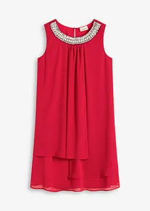 Chiffon Jurk met applicatie, bonprix