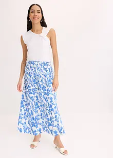 Jersey rok met brede tailleband, bonprix
