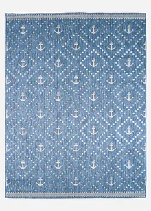 Binnen- en buitenkleed met met anker patroon, bonprix