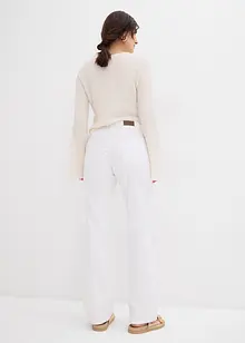 Mid waist stretch jeans, straight, bonprix