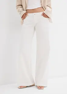 Wijde jeans, low waist, bonprix