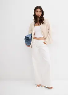 Wijde jeans, low waist, bonprix