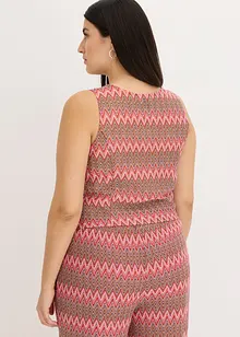 Gilet met gehaakte look, bonprix