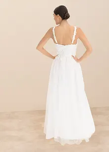 Trouwjurk van zachte tule met kant, bonprix