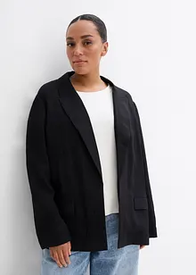 Blazer van een gestructureerde crinkle-viscosemix, bonprix