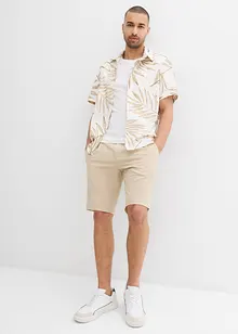 Overhemd met korte mouwen van biologisch katoen, bonprix