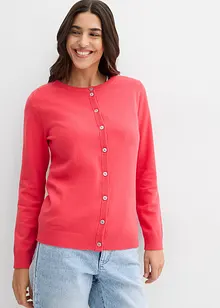Gebreid vest met ronde hals, bonprix