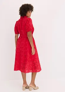 Blousejurk met broderie anglaise borduurwerk, van puur katoen, bonprix