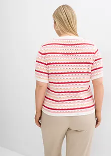 Geribd shirt met strepen, bonprix
