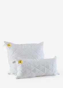 Donzen Touch kussen met geborduurde bloem, bonprix