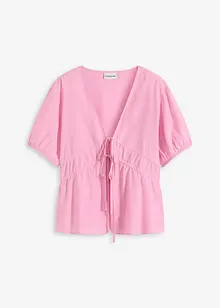 Blouse met strikjes, bonprix
