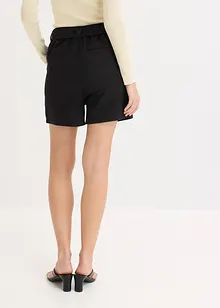 Twill short met ceintuur, bonprix