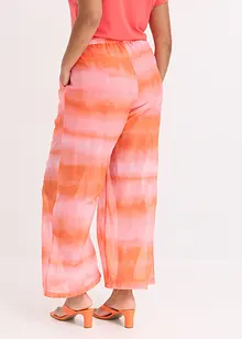 Wijde broek met batikprint, bonprix