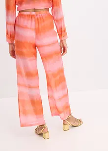 Wijde broek met batikprint, bonprix