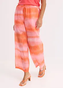 Wijde broek met batikprint, bonprix