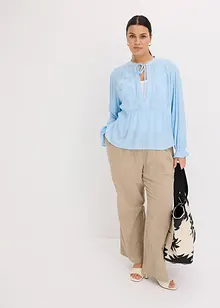 Blouse met broderie anglaise, bonprix