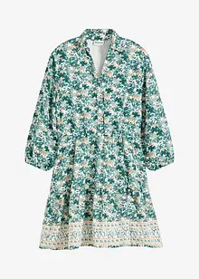 Jurk in linnen look, bonprix