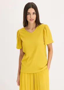 Shirt van gestructureerde crêpe, bonprix
