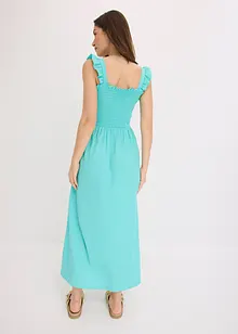 Jersey jurk, gesmokt, bonprix