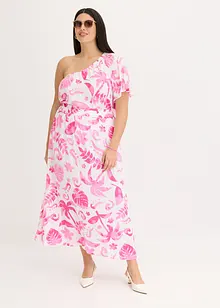 Maxi rok gedessineerd van gestructureerde viscose, bonprix