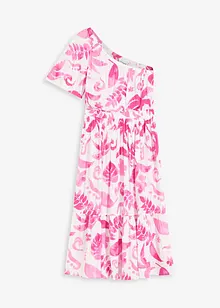 One shoulder jurk van gestructureerde viscose, bonprix