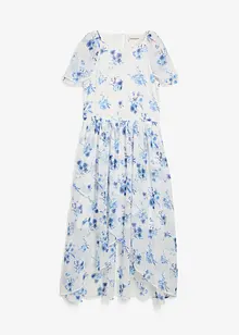 Chiffon jurk van gestructureerde crinkle, bonprix