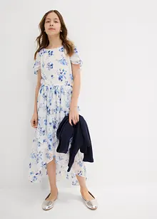Chiffon jurk van gestructureerde crinkle, bonprix