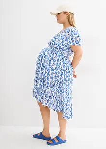 2-in-1 zwangerschaps- en borstvoedingsjurk van vloeiende viscose, bonprix