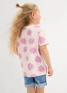 T-shirt van een elastische biologische katoenmix, bonprix