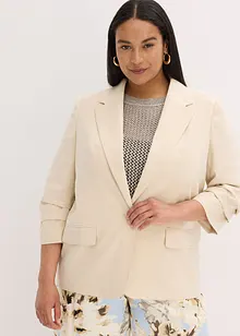 Casual blazer van viscose met 3/4 mouwen, bonprix