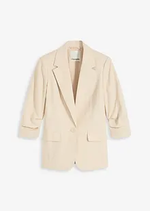Casual blazer van viscose met 3/4 mouwen, bonprix