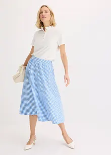 Katoenen shirt met ruches, bonprix