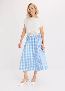 Viscose shirt met kant, bonprix