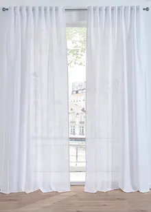 Gordijn in linnenlook normaal en extra breed (set van 1), bonprix