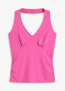 Top met halternek en diep decolleté, bonprix