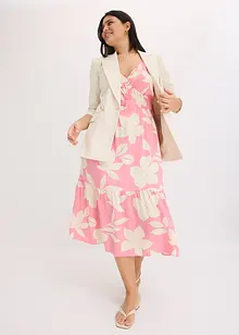 Jurk met spaghettibandjes van soepele viscose, bonprix