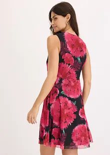 Jersey jurk met mesh, bonprix