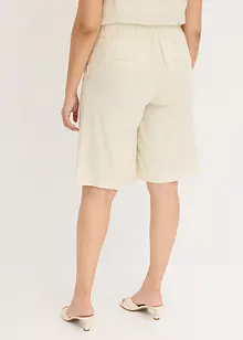 Bermuda met bandplooien, bonprix