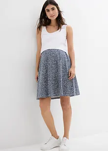 2-in-1 zwangerschapsjurk/voedingsjurk van biologische katoenjersey, bonprix