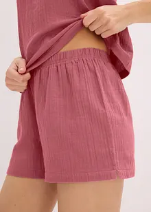 Shortama van mousseline met spaghettibandjes, bonprix